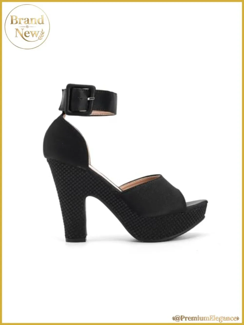 Women's Platform High Heel Open Toe Buckle Sandals Pumps